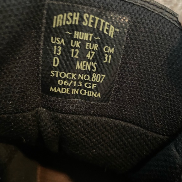 Mens Red Wing Irish Setter Boots, size 13 - Picture 7 of 12